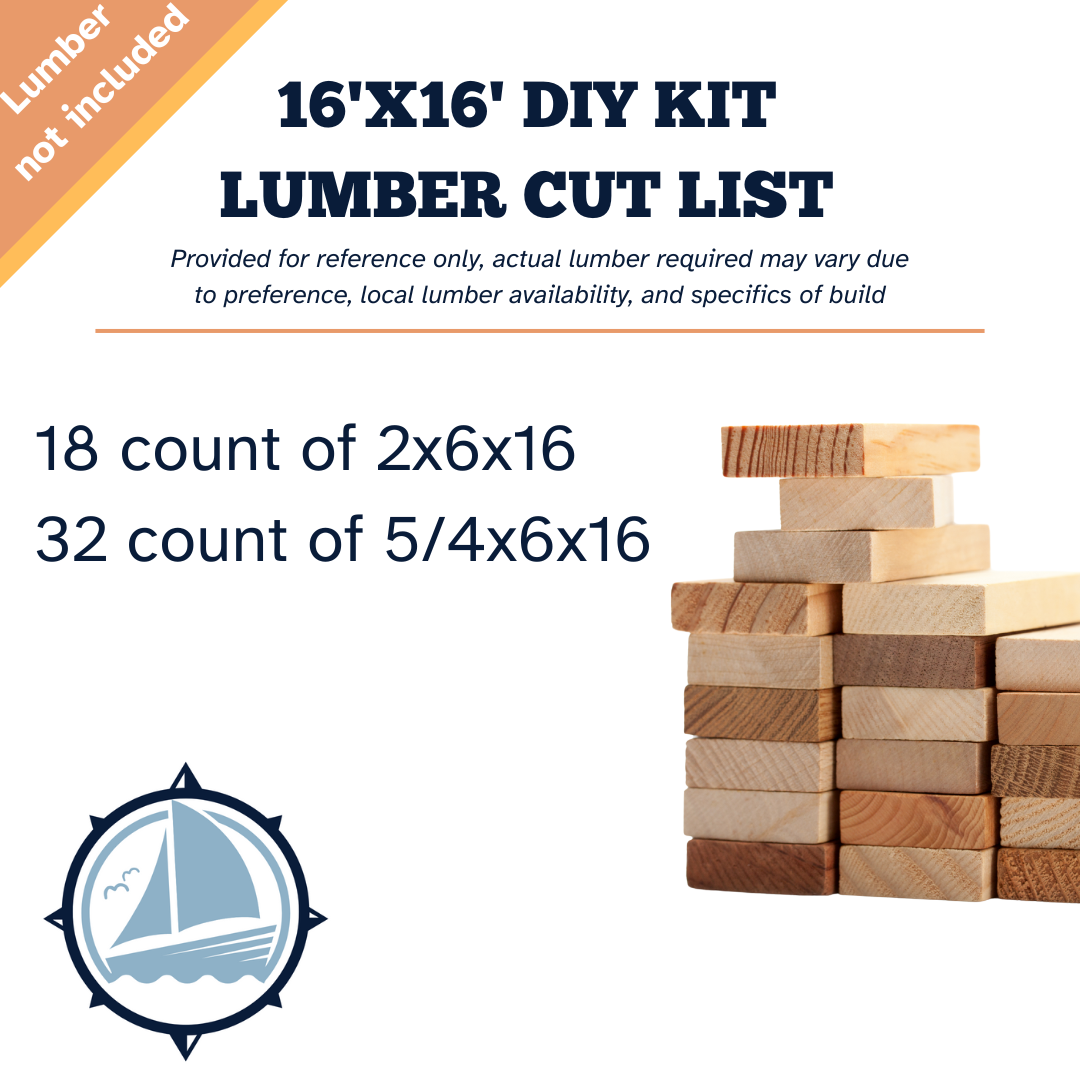 16'X16' DIY Dock Kit