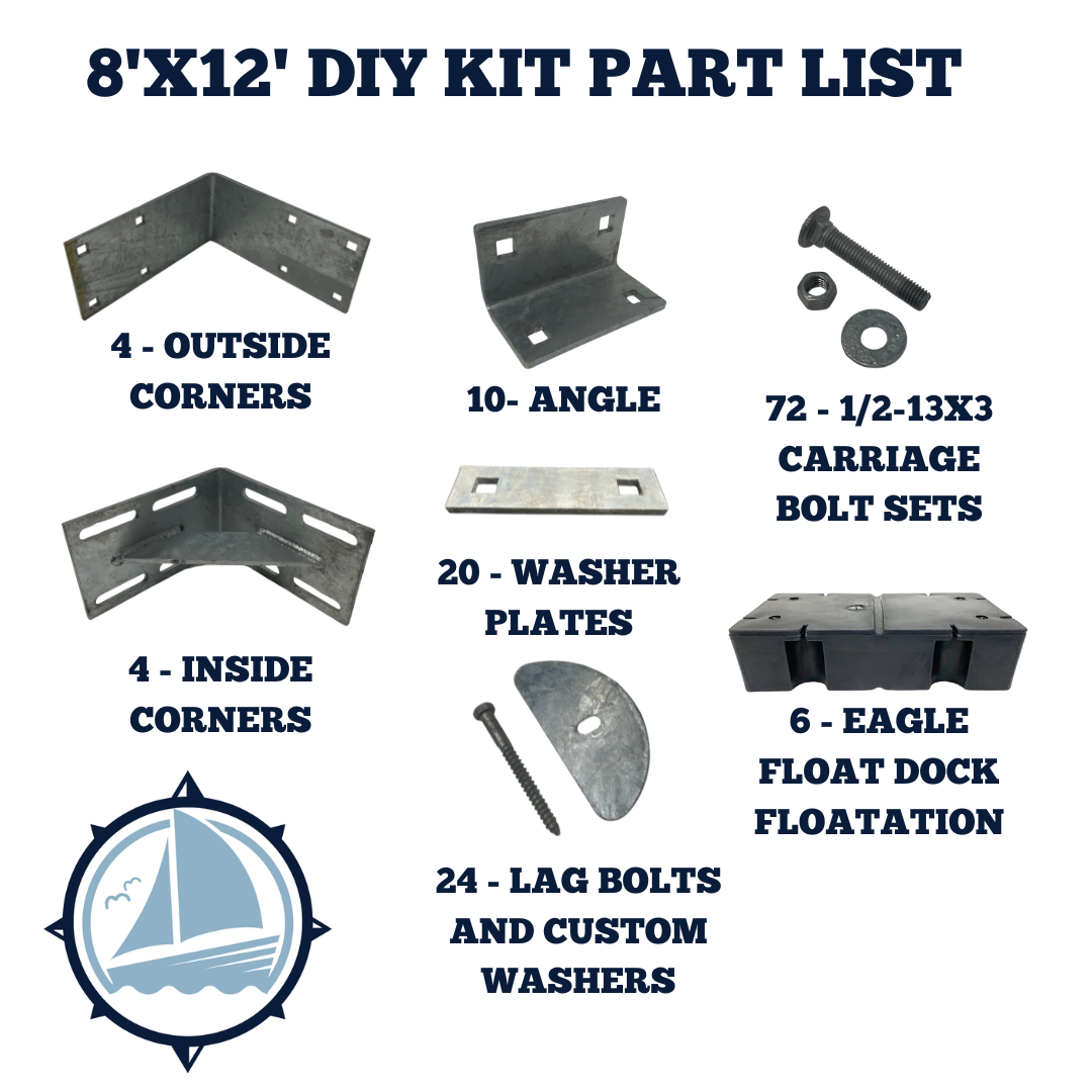 8'X12' DIY Dock Kit