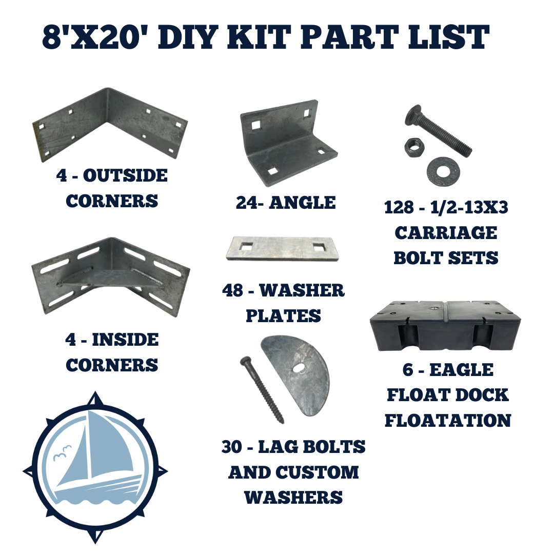 8'X20' DIY Dock Kit