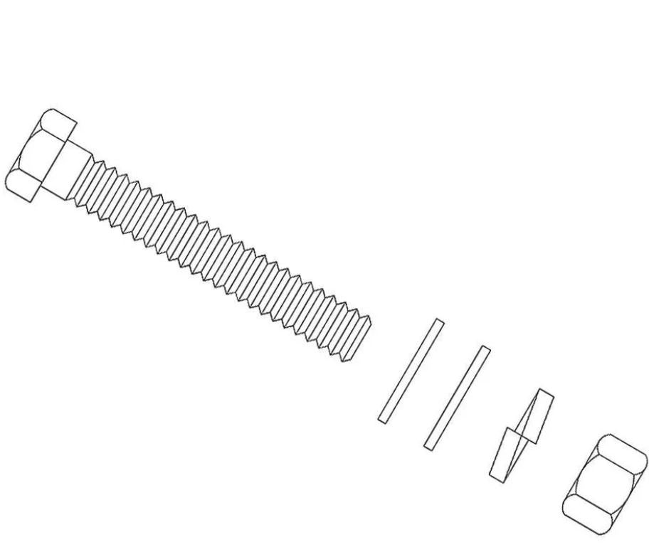 Hex Head Bolts - Hot Dipped Galvanized
