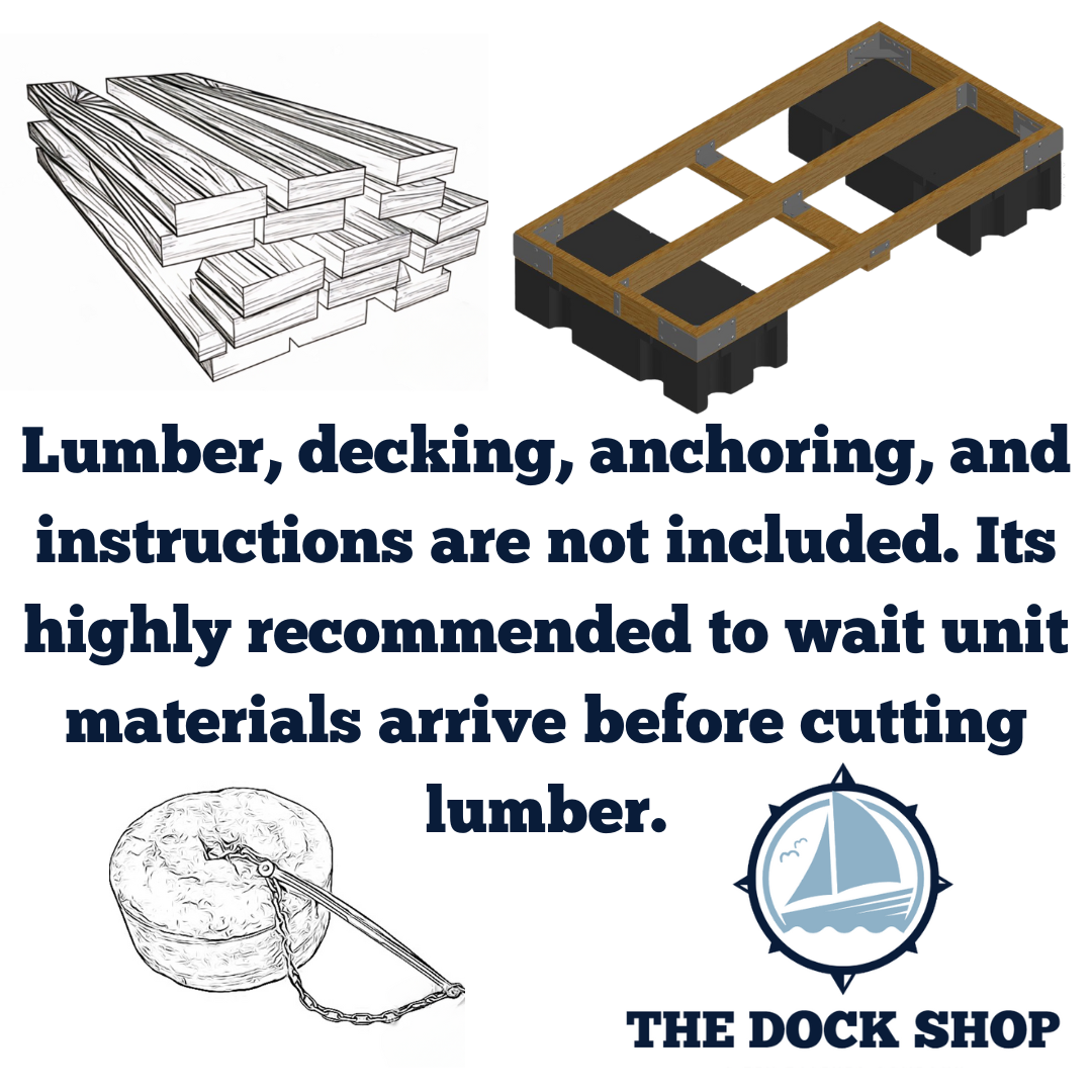 8'X20' DIY Dock Kit