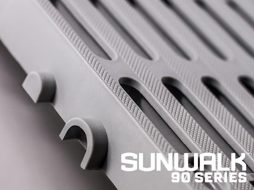 SunWalk Decking - 90 Series | Stone | 2'x4' (24" x 48")