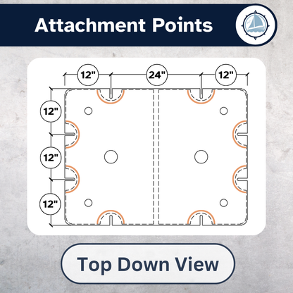 Eagle Float | Dock Float | 3' x 4' (36" x 48")