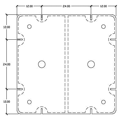 Eagle Float | Dock Float 4' X 4' (48" x 48")