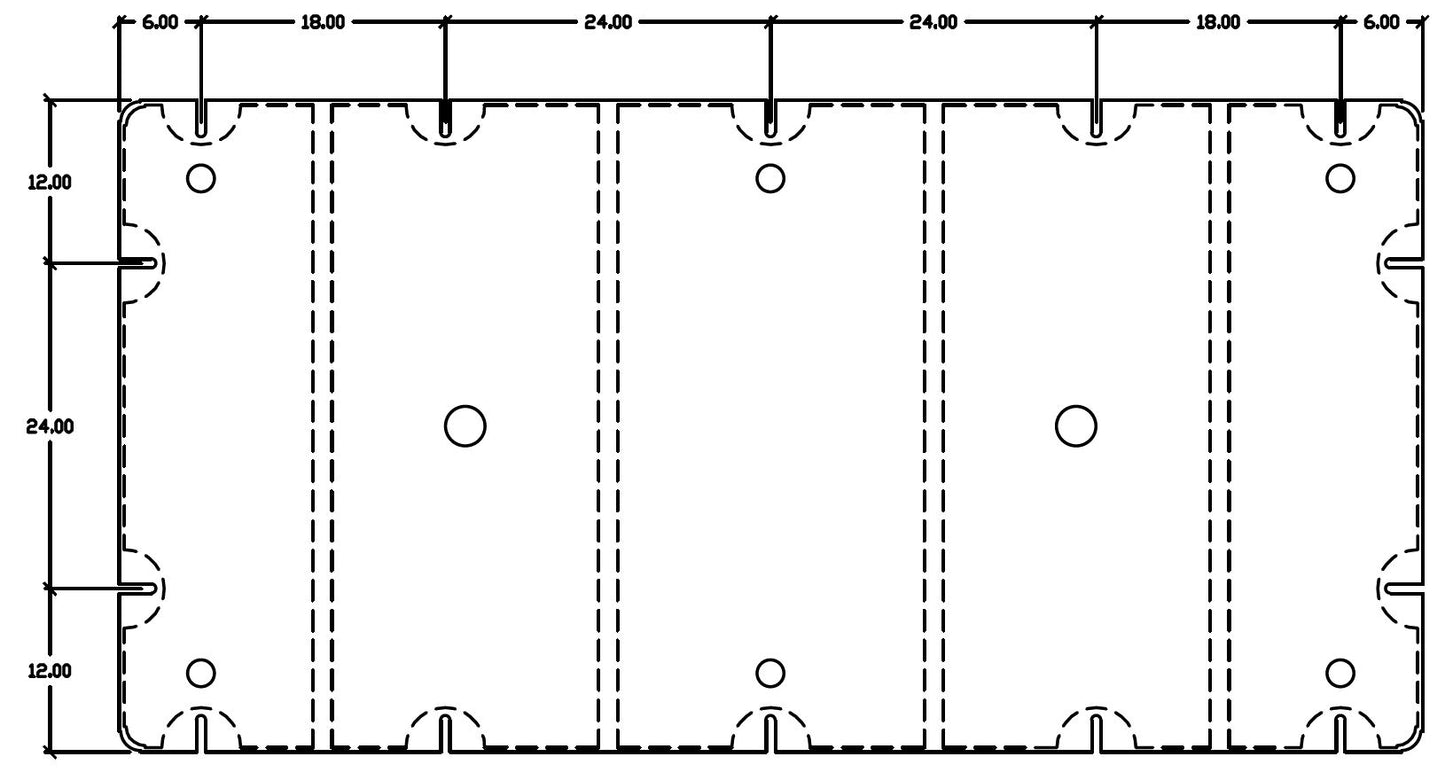 Eagle Float | Dock Float 4' X 8'