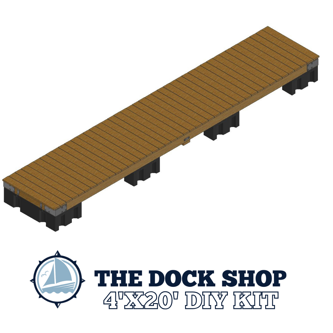 4'X20' DIY Dock Kit – The Dock Shop