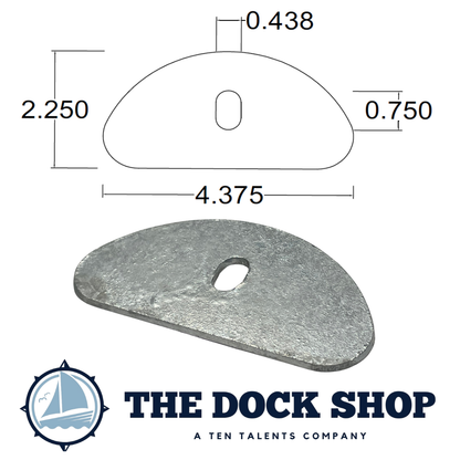 3/8"x4" Hex Lag Bolt and Custom Washer