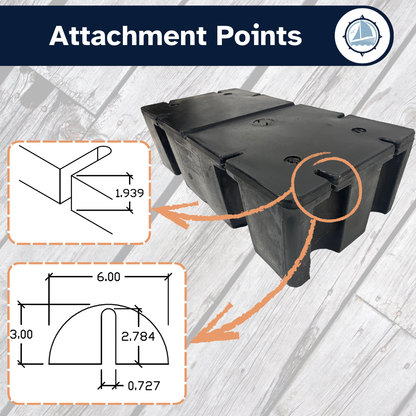 Eagle Float | Dock Float | 3' x 4' (36" x 48")
