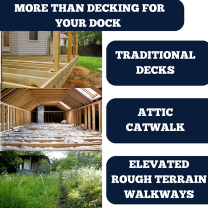 SunWalk Decking - 90 Series | Stone | 2'x4' (24" x 48")