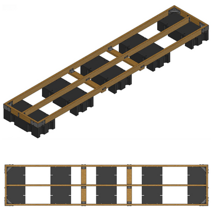 4'X20' DIY Dock Kit