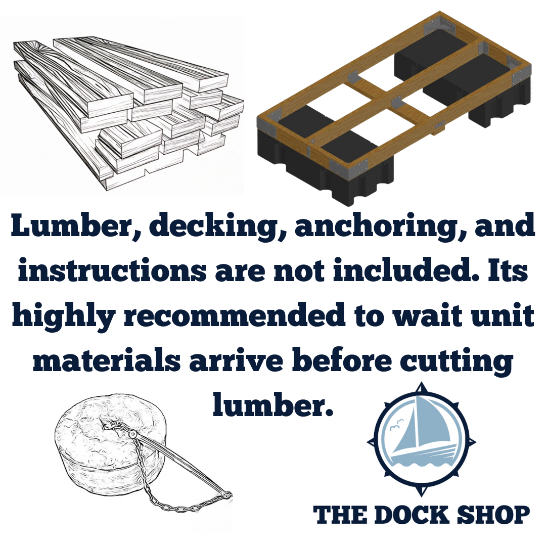 10'X10' DIY Dock Kit