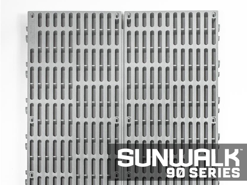 SunWalk Decking - 90 Series | Stone | 2'x4' (24" x 48")