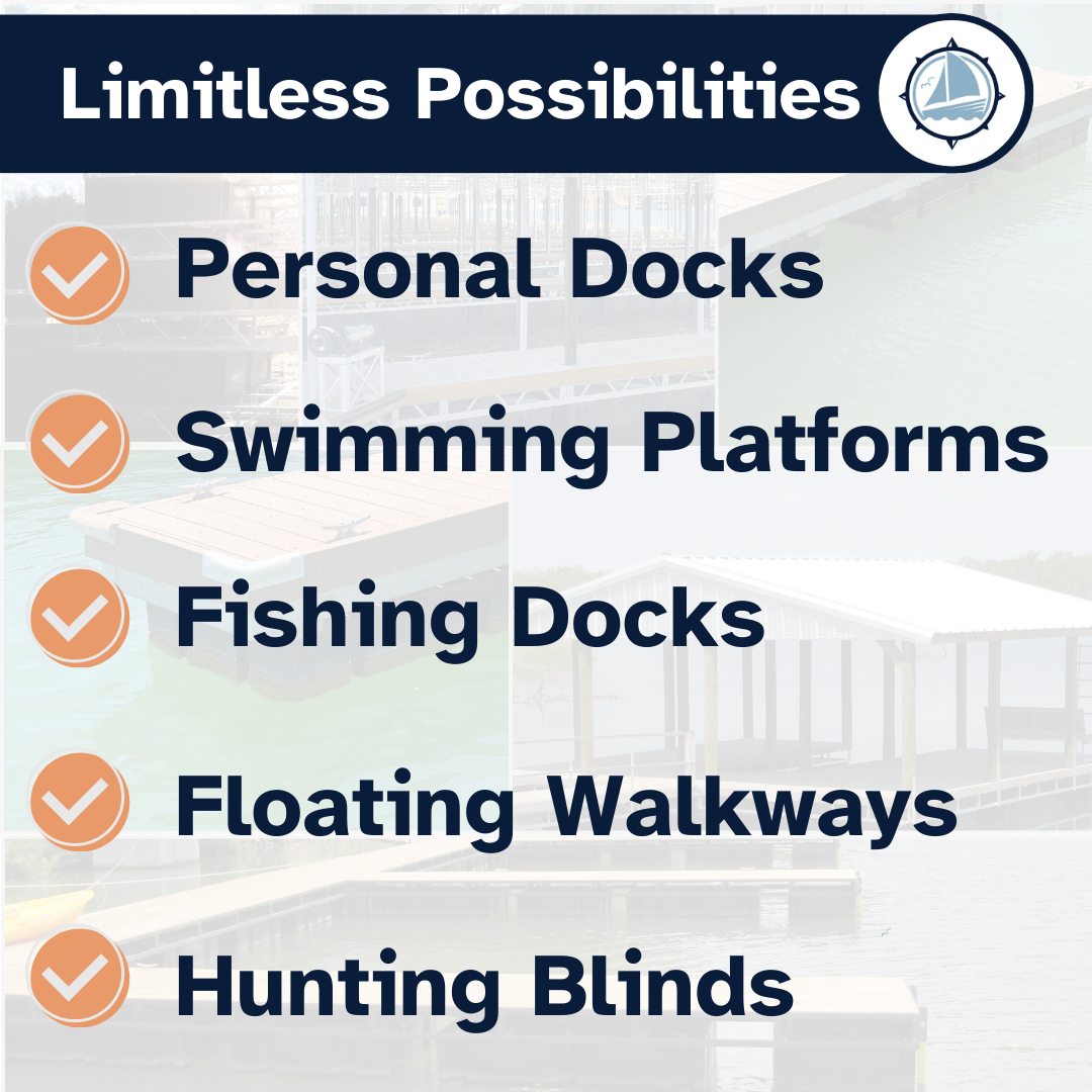 Eagle Float | Dock Float | 3' x 4' (36" x 48")